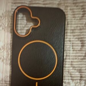 Stylish Black and Orange Phone Case